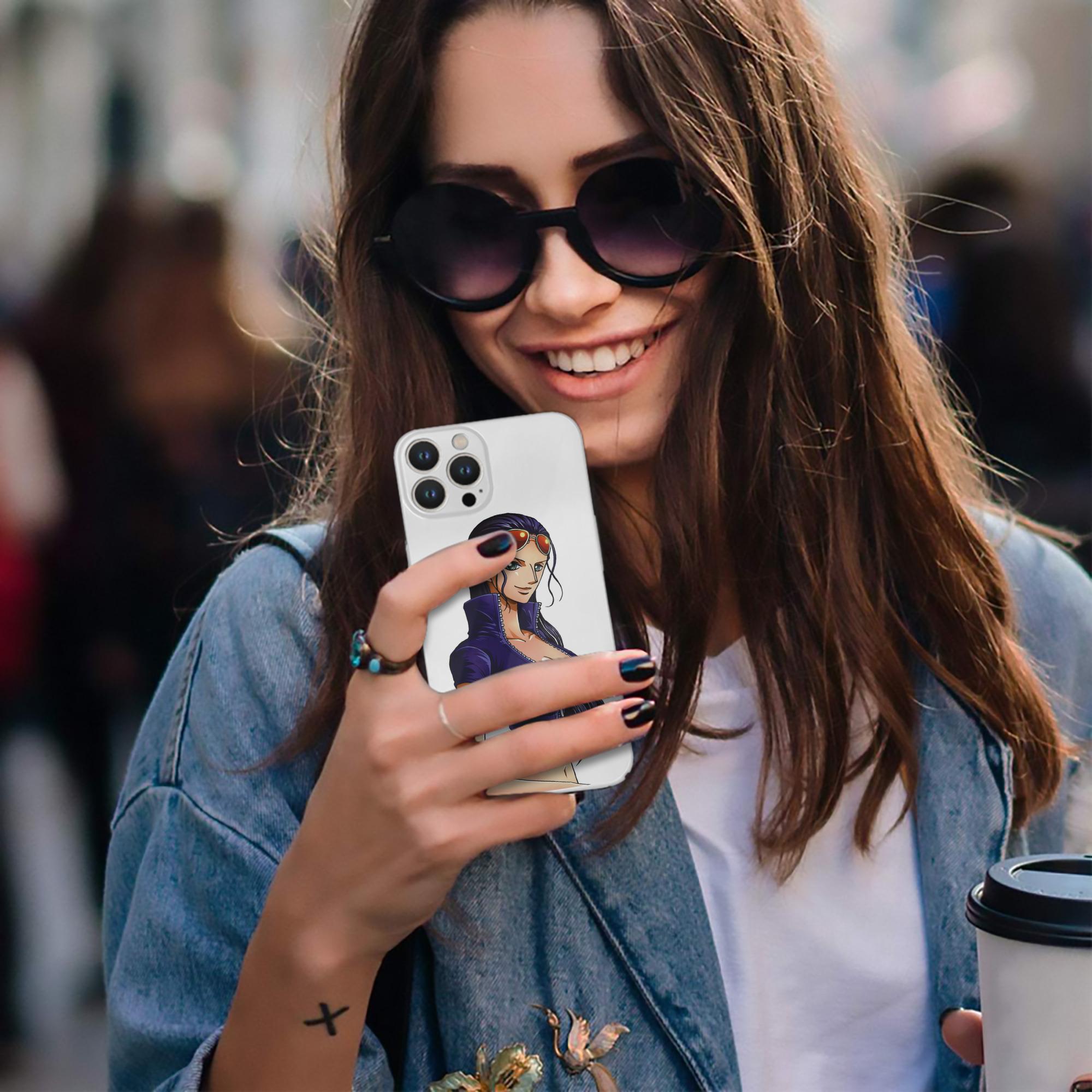 （画像用） ワンピース ニコ・ロビン ONE PIECE Nico Robin 【iPhone 14シリーズ対応】ハードケース